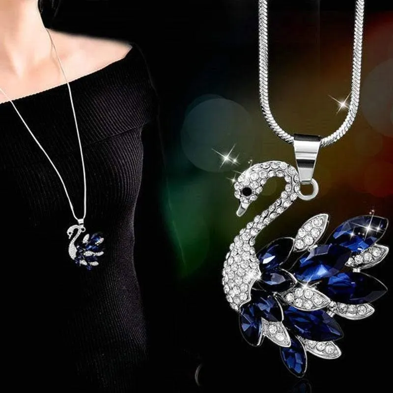 Mode Elegante simulierte Perle Choker Halsketten für Frauen Silber Farbkette Lange Halskette Anhänger Schmuck Accessoires Trendy