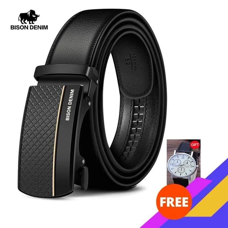 Leder Automatische Männer Gürtel Luxus Strap Gürtel Für Männer Designer Gürtel Männer Hohe Qualität Mode Gürtel N71416