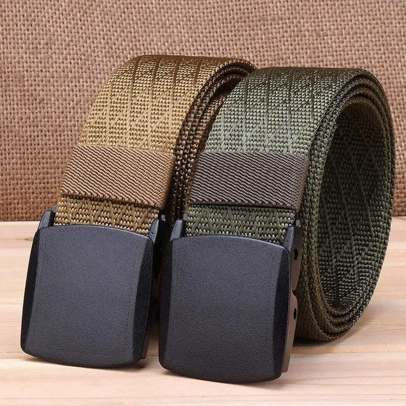 Männer und Frauen Leinwand Nylon Gürtel Mode Automatische Schnalle Gürtel Frauen Outdoor Taktische Gürtel Militär Männliche Strap Taille Gürtel