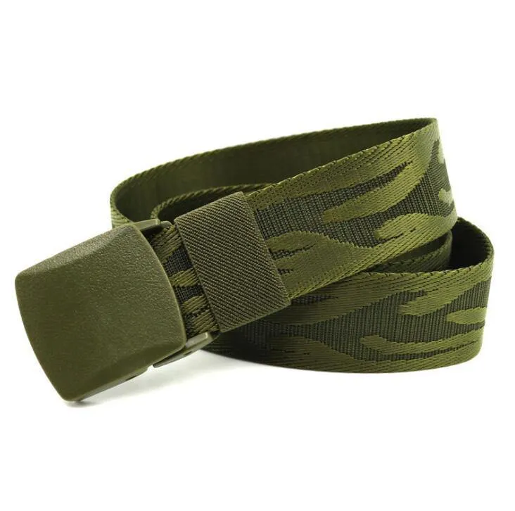 Männer und Frauen Leinwand Nylon Gürtel Mode Automatische Schnalle Gürtel Frauen Outdoor Taktische Gürtel Militär Männliche Strap Taille Gürtel
