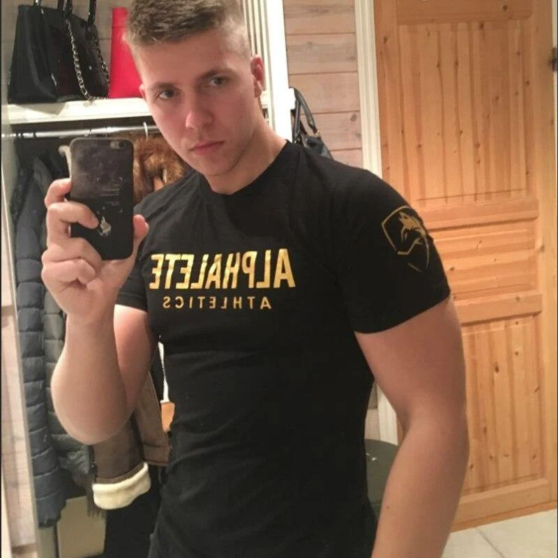 Männer Baumwolle Kurzarm T-shirt Neue Casual Mode Dünnes T-shirt Männlich Jogger Fitness-Studios Fitness Crossfit Tees Sommer Tops Kleidung