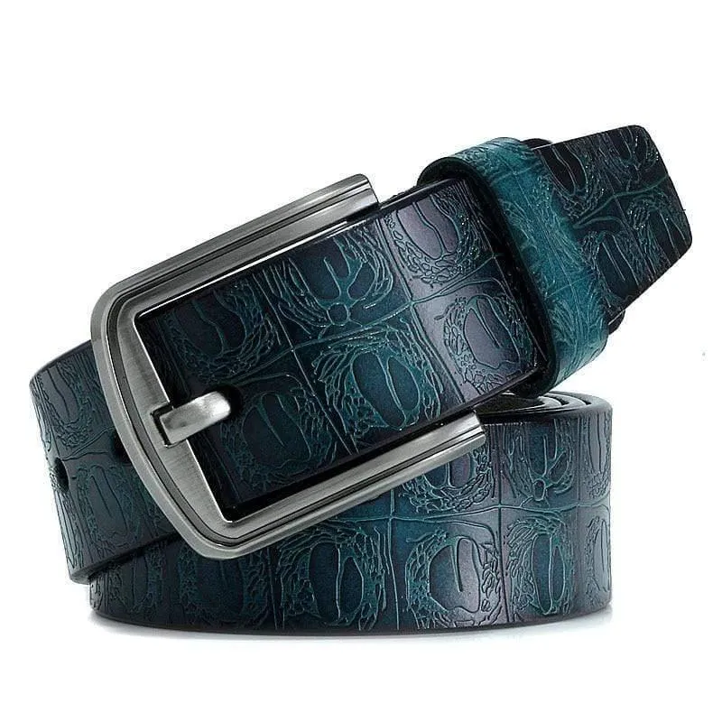 Marke Luxus Design Pin Schnalle Echtes Leder Rindsleder Gürtel Jeans Gürtel Für Männer Business Cowboy Gürtel Heißer Verkauf