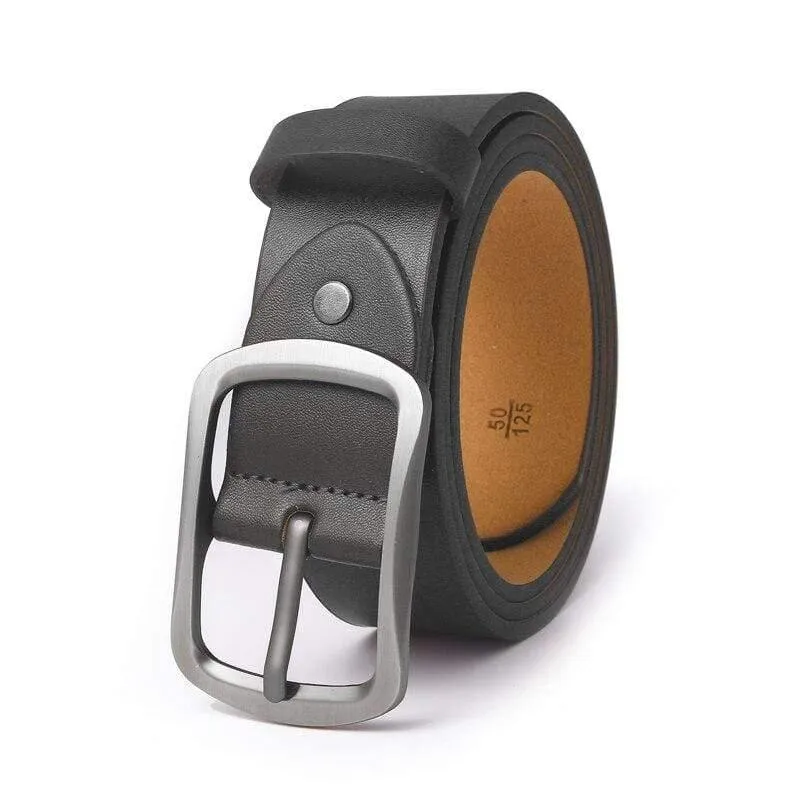 Männer Gürtel Leder Gürtel Männer Pin Schnalle Kuh Echtes Leder Gürtel Für Männer 130 cm Hohe Qualität Herren Gürtel cinturones Hombre
