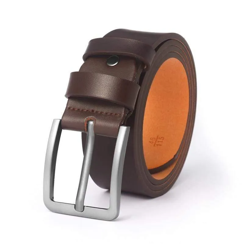 Männer Gürtel Leder Gürtel Männer Pin Schnalle Kuh Echtes Leder Gürtel Für Männer 130 cm Hohe Qualität Herren Gürtel cinturones Hombre