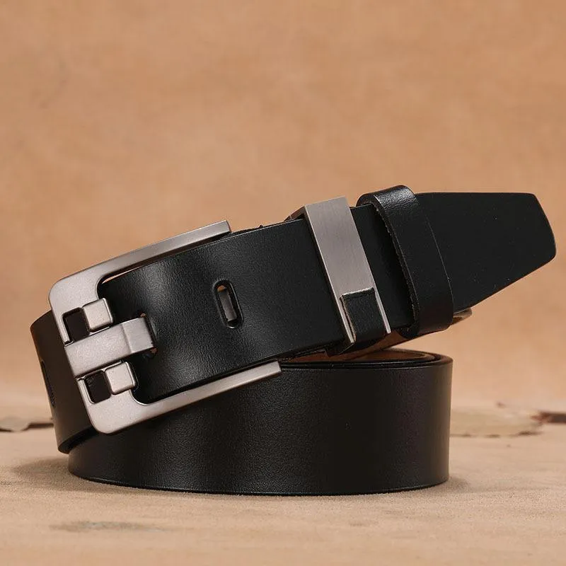 Kuh Echtes Leder Luxus Strap Männlich Gürtel für Männer Neue Große Plus Größe 140 150 160 cm Vintage Pin Schnalle männer Gürtel Hohe Qualität