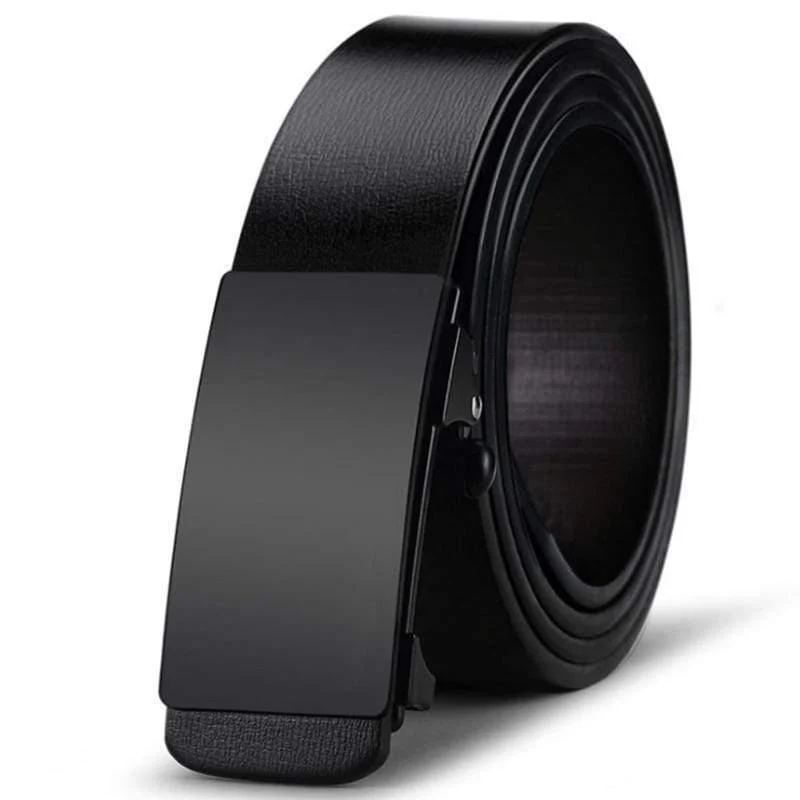 Echtes Leder herren Gürtel Rindsleder Strap Für Männliche Automatische Schnalle Zahnlos Leder Gürtel Männliche Gürtel Für Männer
