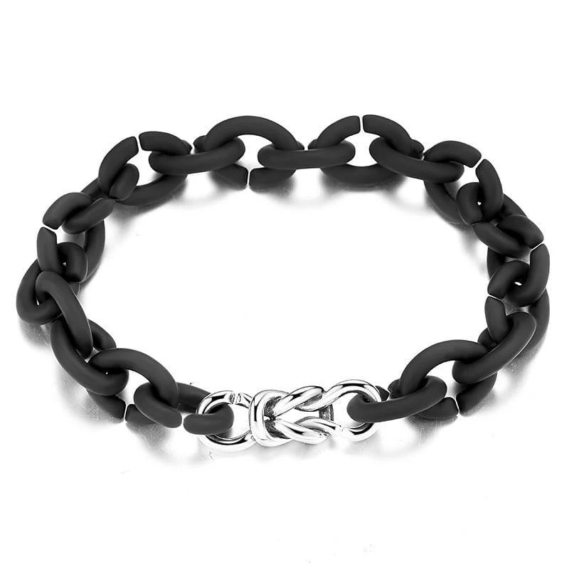 Mode Twisted Perlen Hartgummi X Handgemachte Armband Frauen Zubehör Schmuck Mode