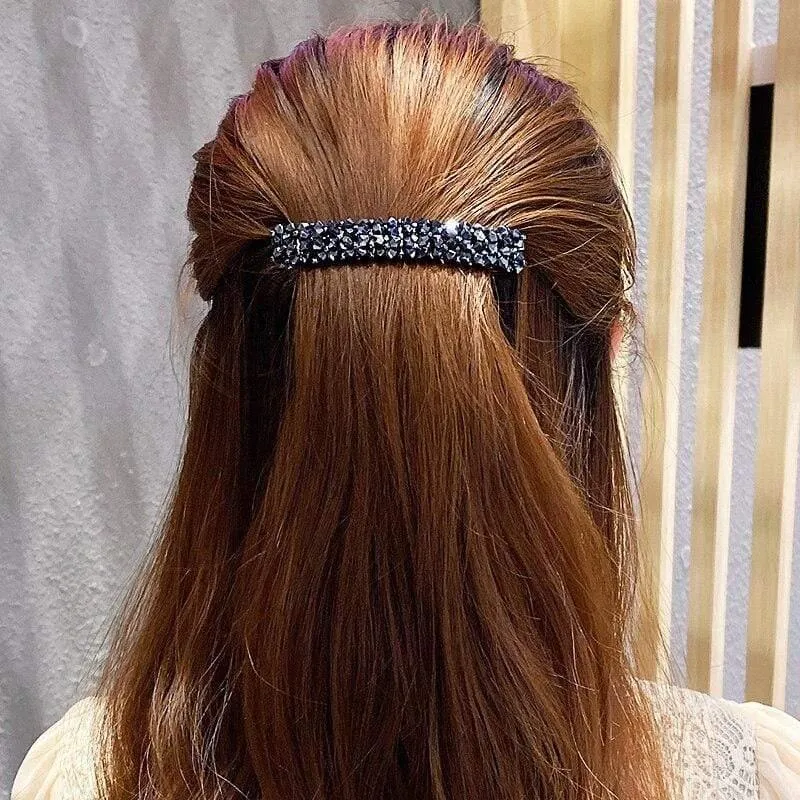 Elegante glänzende Kristall Haarspangen für Frauen Haarschmuck Stirnband Süße Haarspangen Haarnadeln Mode Haarschmuck