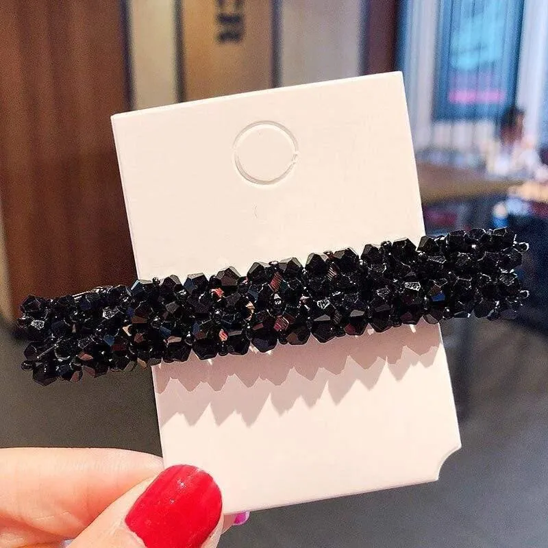 Elegante glänzende Kristall Haarspangen für Frauen Haarschmuck Stirnband Süße Haarspangen Haarnadeln Mode Haarschmuck