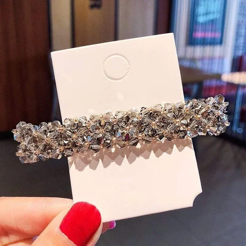 Elegante glänzende Kristall Haarspangen für Frauen Haarschmuck Stirnband Süße Haarspangen Haarnadeln Mode Haarschmuck