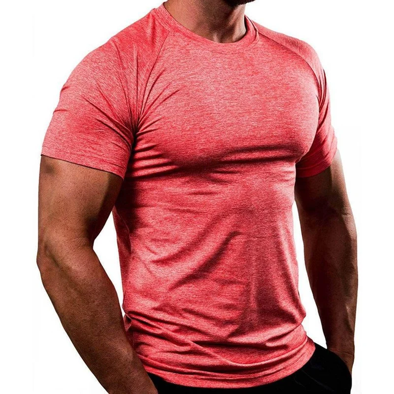 Kompression Quick Dry Shirts Herren Turnhallen Fitness T-Shirt Superelastic Skinny T-Shirt Tops Männlich Jogger Workout Crossfit Kleidung