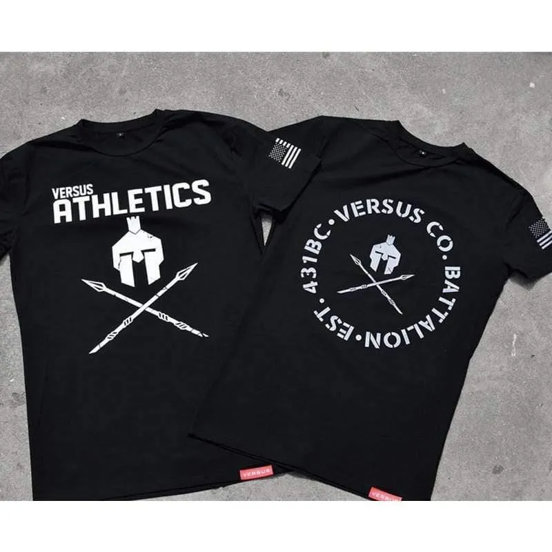 Herren Kurzarm T-Shirt Fitness-Studios Fitness Bodybuilding Baumwolle T-Shirt Sommer Männlich Casual Print Slim Tee Tops Workout Markenkleidung