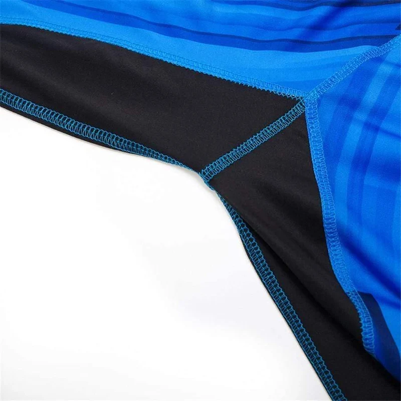 Herren Kompressions-Langarm-T-Shirt Fitnessstudios Fitness Bodybuilding Skinny Quick Dry T-Shirt Männer Marken-T-Shirts Tops Crossfit-Kleidung