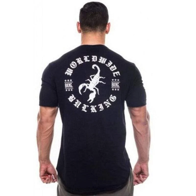 Herren T-Shirt Sommer Kurzarm Rundhals Kurzarmshirt Fitnessshirt Fitnessshirt Fitnessshirt