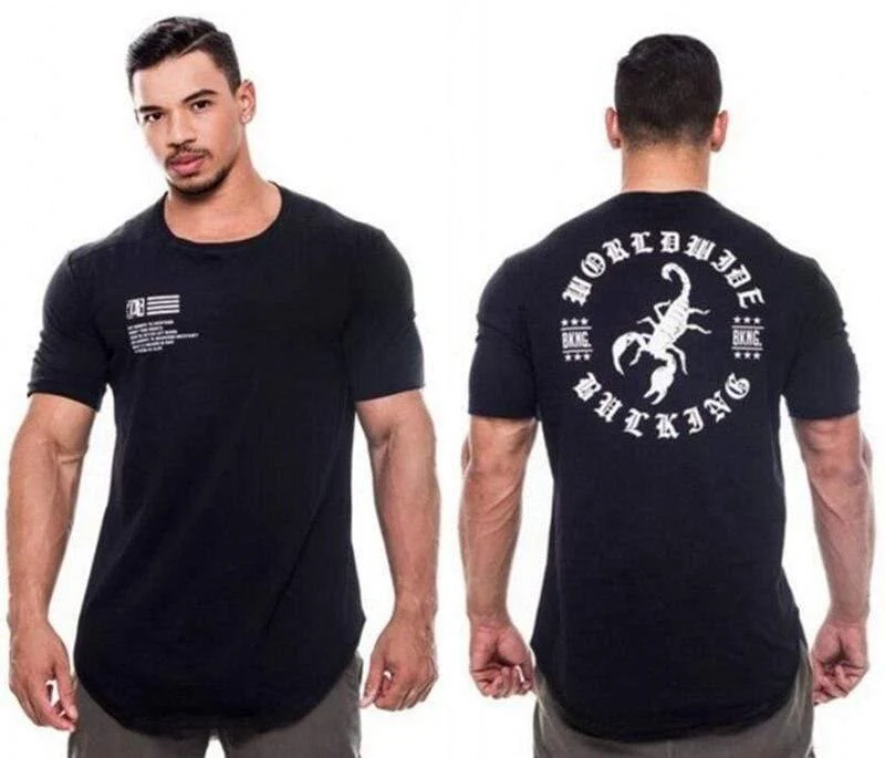 Herren T-Shirt Sommer Kurzarm Rundhals Kurzarmshirt Fitnessshirt Fitnessshirt Fitnessshirt