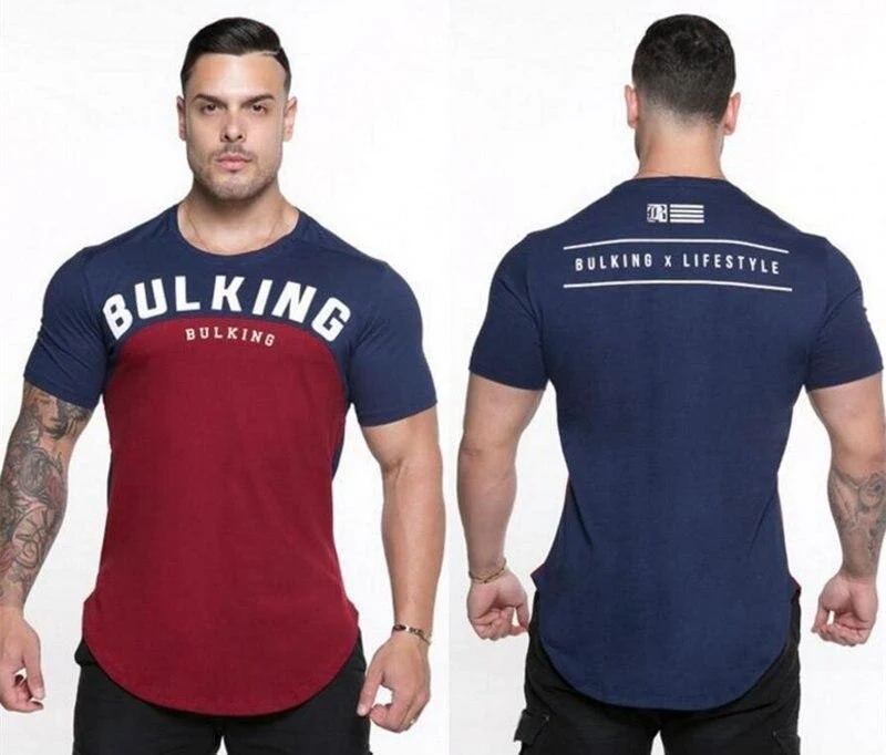 Herren T-Shirt Sommer Kurzarm Rundhals Kurzarmshirt Fitnessshirt Fitnessshirt Fitnessshirt