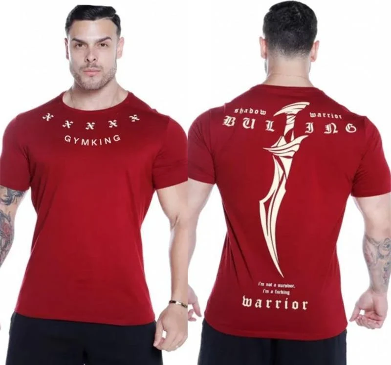Herren T-Shirt Sommer Kurzarm Rundhals Kurzarmshirt Fitnessshirt Fitnessshirt Fitnessshirt