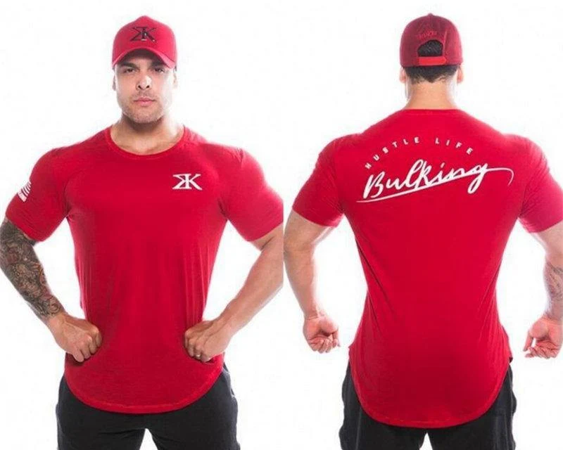 Herren T-Shirt Sommer Kurzarm Rundhals Kurzarmshirt Fitnessshirt Fitnessshirt Fitnessshirt
