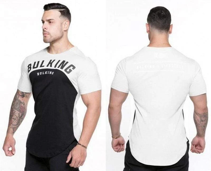 Herren T-Shirt Sommer Kurzarm Rundhals Kurzarmshirt Fitnessshirt Fitnessshirt Fitnessshirt