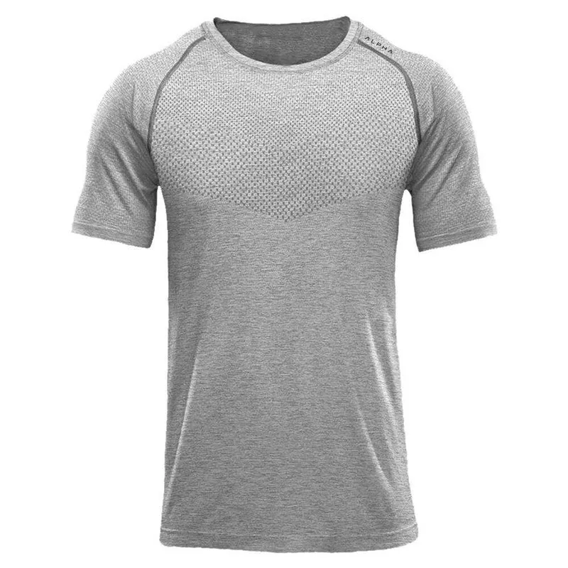 Kompression Schnelltrocknende Hemden Herren Turnhallen Fitness T-Shirt Superelastic Skinny T-Shirt Tops Sommer Jogger Crossfit Markenkleidung