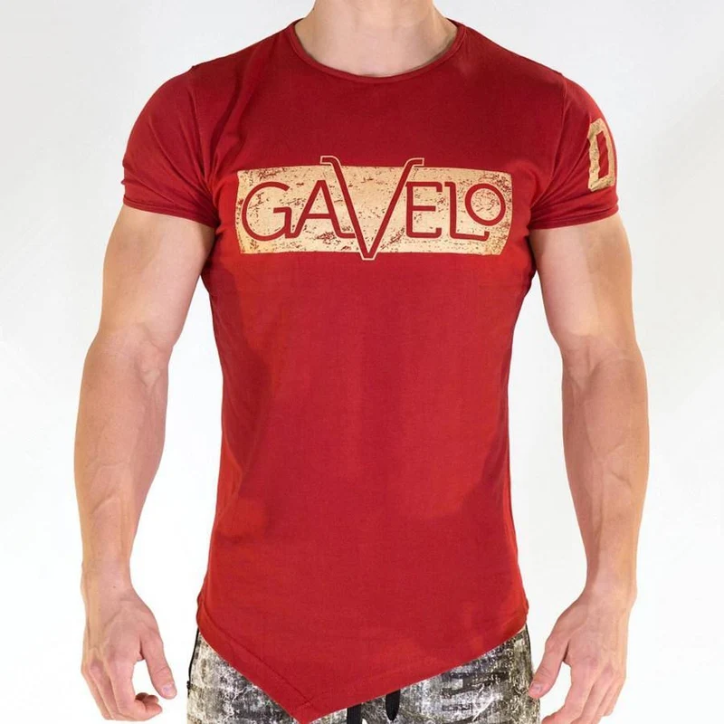 Herren Joggers Workout Baumwolle T-Shirt Casual Fashion Slim T-Shirt Männer Fitnessstudios Fitness Bodybuilding T-Shirts Tops Sommer Crossfit Kleidung