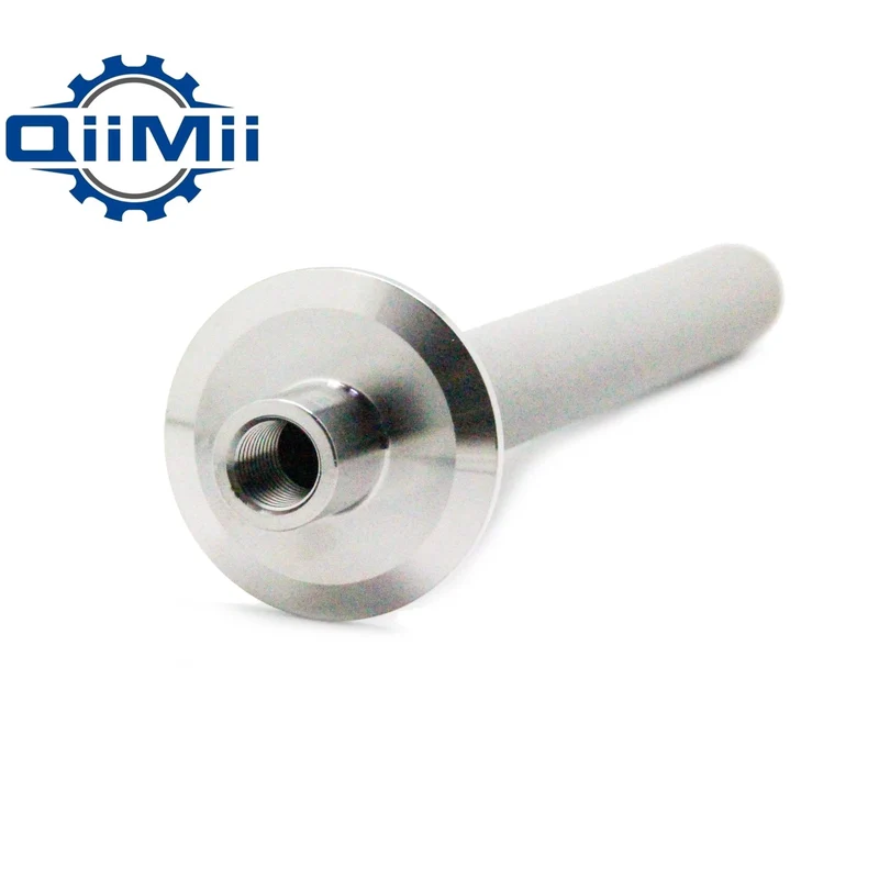 20mm-32mmOD 6 "-12" gesinterter Karbonisierungsstein aus rostfreiem Stahl, Porengröße 2 Mikron. 50.5 mm Klemmverschraubung mit 1/4 "NPT