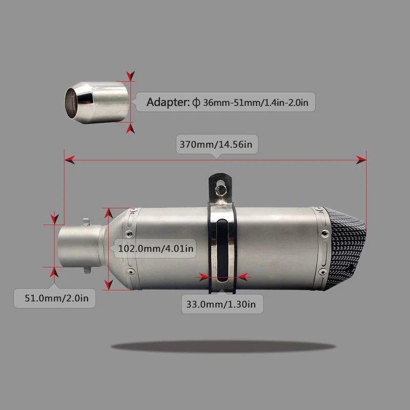 Original Akrapovic Auspuff für BMW f800gs Abenteuer KTM rc 125 Kawasaki z800 honda cb400ss yamaha mt 125 moto Teile