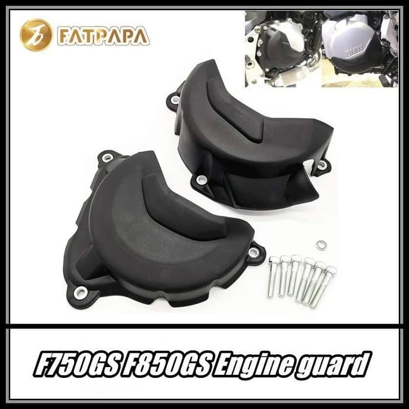 FÜR BMW F750GS F850GS 2018 2019 Motorrad Teile Kupplung und Lichtmaschine Motor Isolierung Schutz Schutz Abdeckung Schwarz (Schwarz)