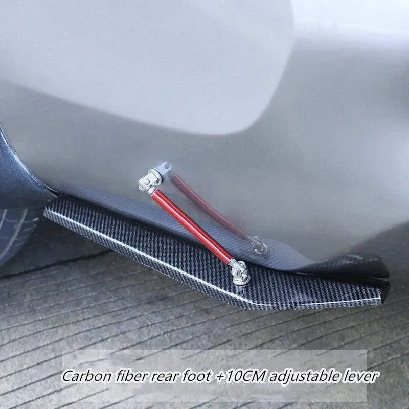 2 Stück Universal Auto Heckstoßstange Lip Spoiler Canards Wickelwinkel Kratzschutz Diffusoren ABS Auto Außenteile Für Bmw x1 e30