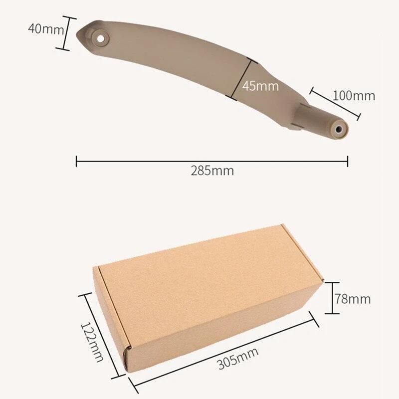 Schwarz Beige Braun Links Rechts Auto Innentürgriffe für BMW X5 E70 X6 E71 E72 Innentürverkleidung Lenkerzugverkleidung