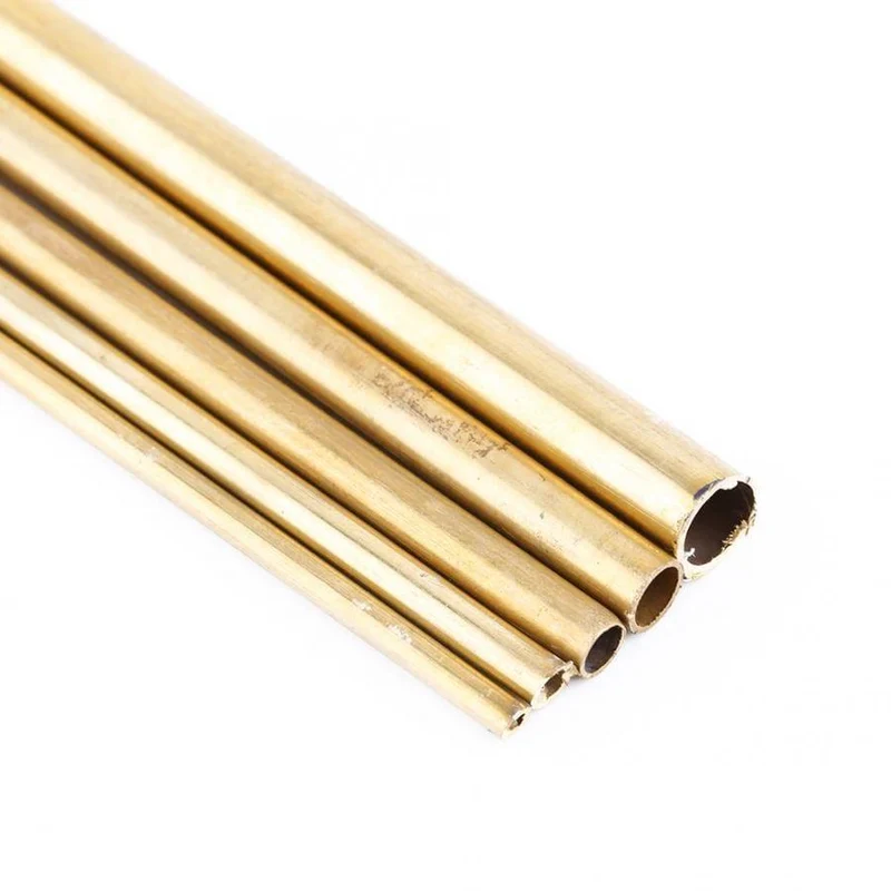 Messing-Rundrohr, 3/4/5/6/8 mm Außendurchmesser, 20 cm Länge, Rohrleitungsbau, Modellbau, Werkzeuge, Hobby, Handwerk, Verwendung, Messing-Rohrverbinder