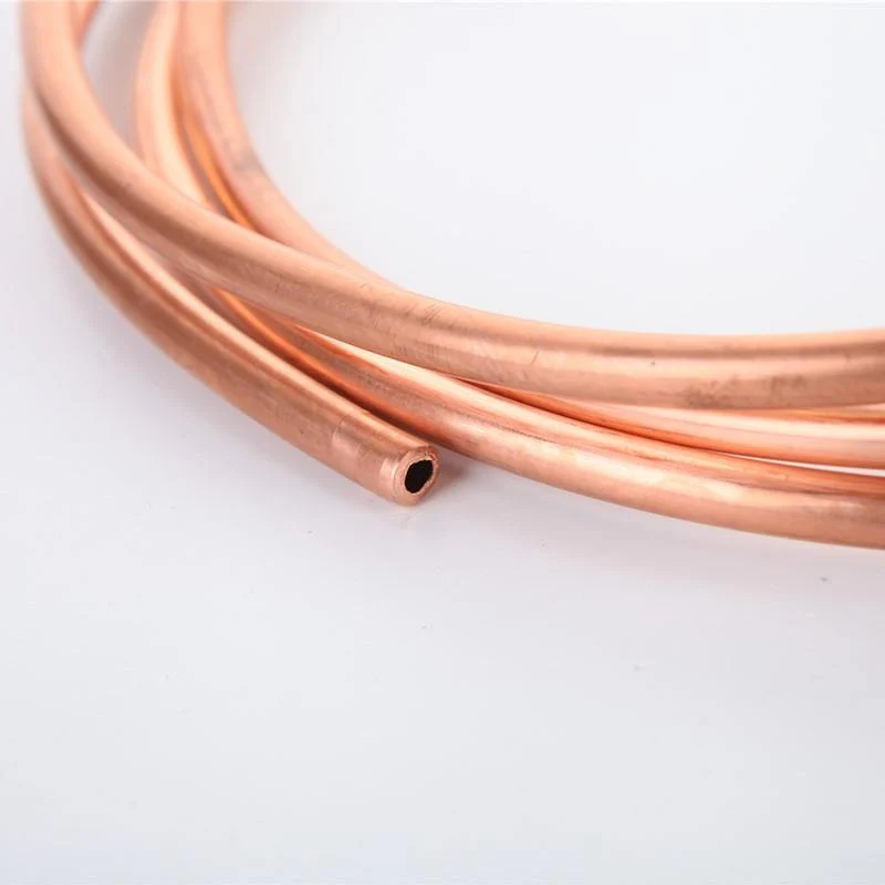 1 m T2 Rot Kupferspule 2/3/4/5/6/8/10/12/14/16 mm Kupferrohr Klimaanlage Kupferrohr Weichrohr 99.9% T2 Kupfer DIY Kühlung
