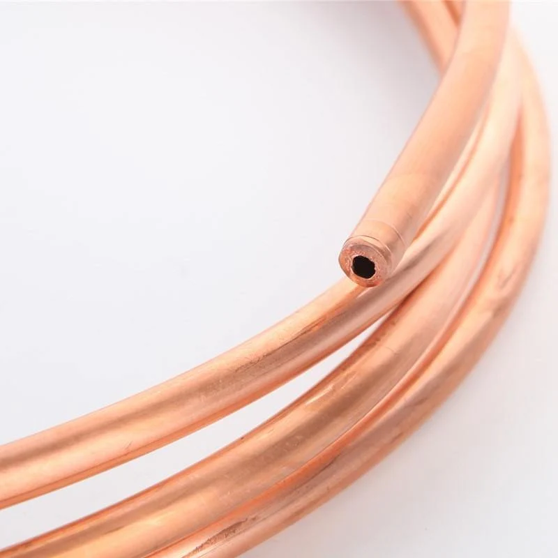 1 m T2 Rot Kupferspule 2/3/4/5/6/8/10/12/14/16 mm Kupferrohr Klimaanlage Kupferrohr Weichrohr 99.9% T2 Kupfer DIY Kühlung