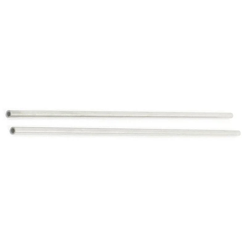 EINFACHE 2-teilige Verarbeitung von Metall-Edelstahl-Rundrohr 170X3Mm 0.5Mm dicke Wand (Silber)