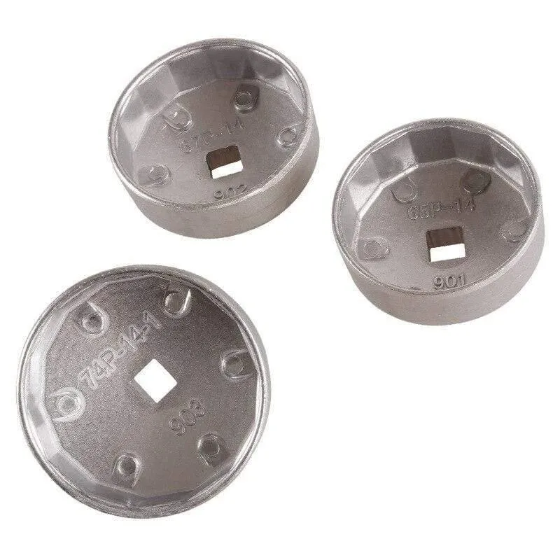 74mm 14 Flöten Aluminium Ölfilter Entfernen Werkzeugschlüssel Steckschlüsselentferner für BMW AUDI Benz Bora Golf FIAT Santana Passat Autoteile
