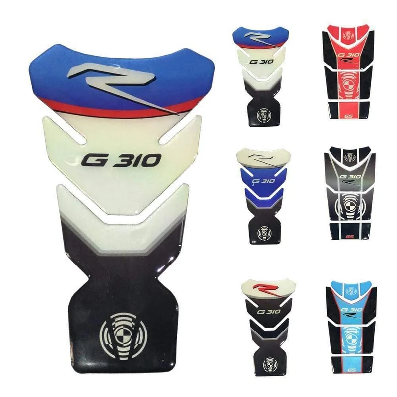 Motorradteile für BMW G310R Tank Grip Cover Aufkleber 3D Aufkleber Emblem Schutz Tank Pad Cas Cap Fit für BMW G310 RG 310R