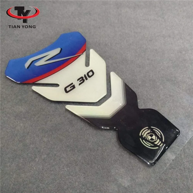Motorradteile für BMW G310R Tank Grip Cover Aufkleber 3D Aufkleber Emblem Schutz Tank Pad Cas Cap Fit für BMW G310 RG 310R