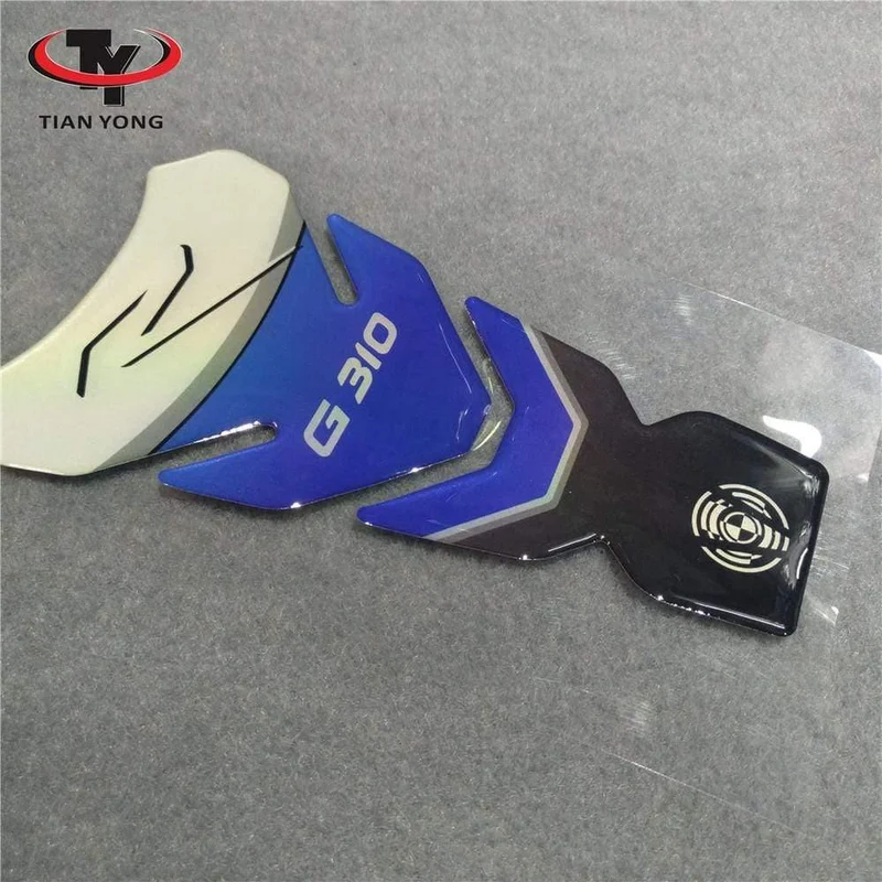 Motorradteile für BMW G310R Tank Grip Cover Aufkleber 3D Aufkleber Emblem Schutz Tank Pad Cas Cap Fit für BMW G310 RG 310R