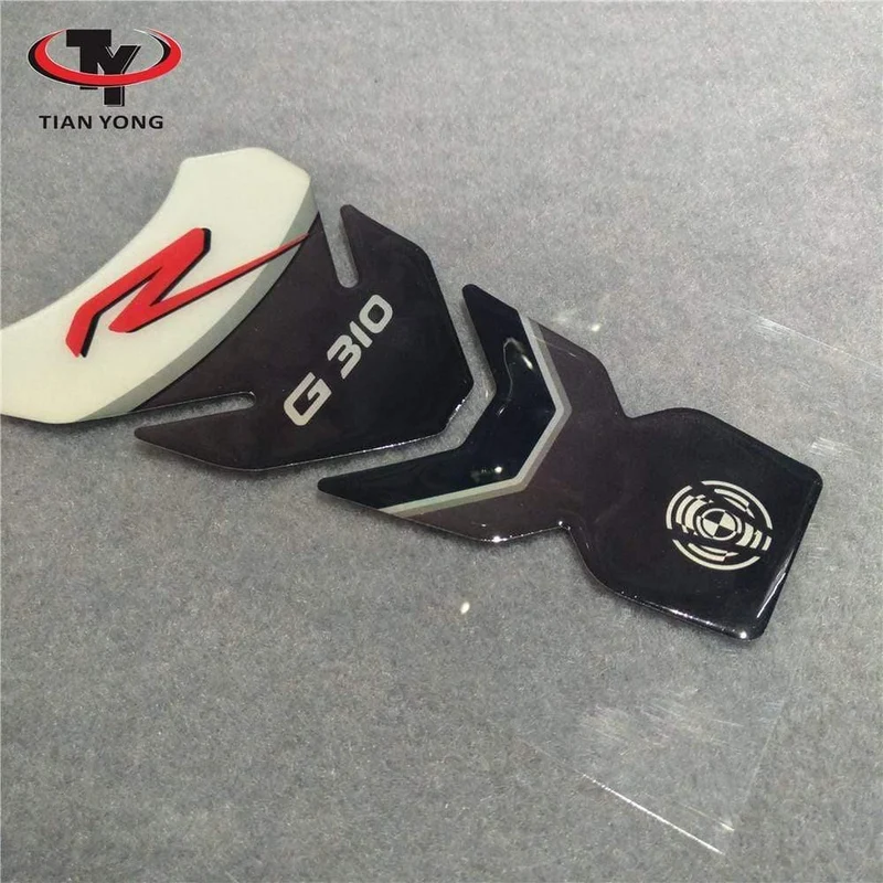 Motorradteile für BMW G310R Tank Grip Cover Aufkleber 3D Aufkleber Emblem Schutz Tank Pad Cas Cap Fit für BMW G310 RG 310R