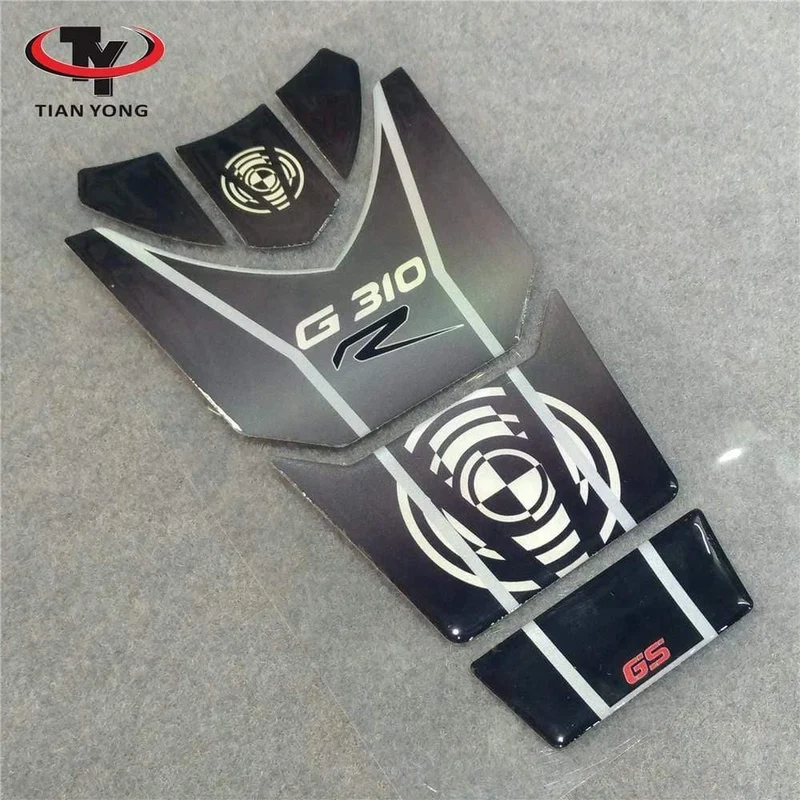Motorradteile für BMW G310R Tank Grip Cover Aufkleber 3D Aufkleber Emblem Schutz Tank Pad Cas Cap Fit für BMW G310 RG 310R