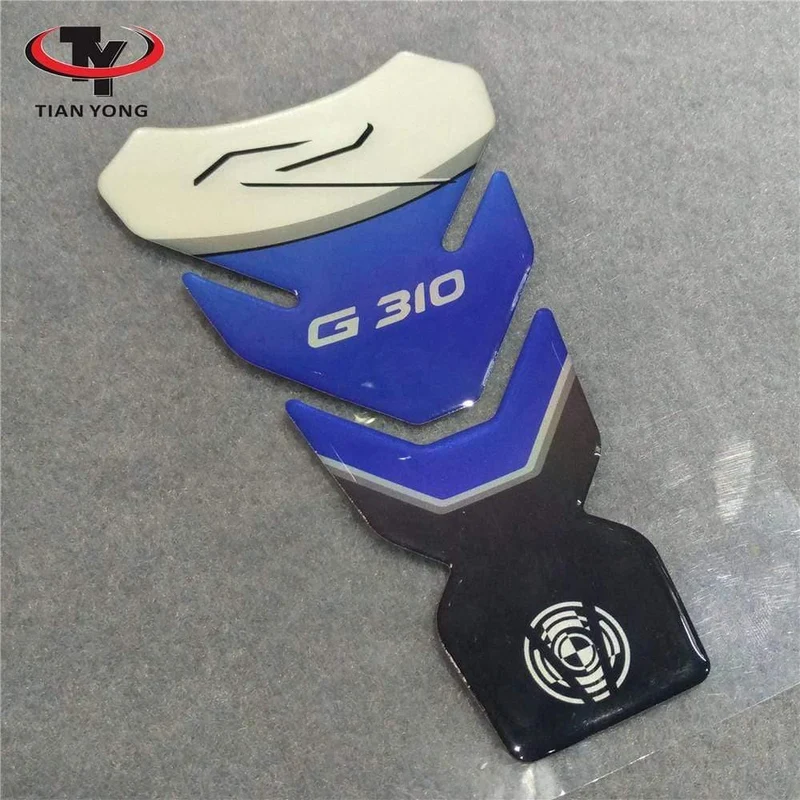 Motorradteile für BMW G310R Tank Grip Cover Aufkleber 3D Aufkleber Emblem Schutz Tank Pad Cas Cap Fit für BMW G310 RG 310R