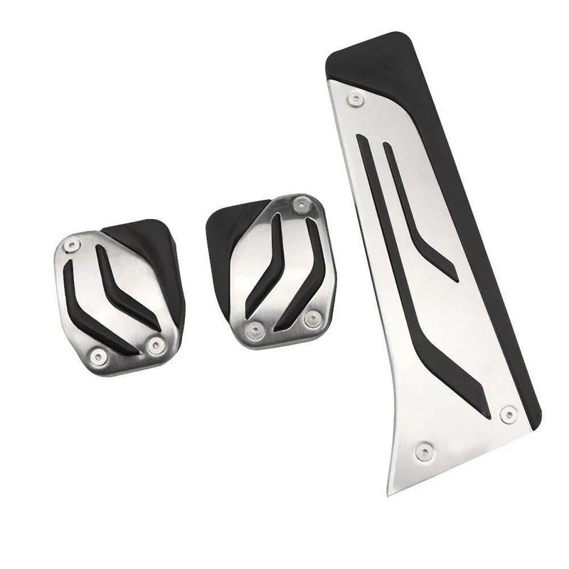 Carmilla EdelstahlCar Pedal Cover für BMW X1 X3 X4 X5 X6 1/2/3/5/6 / 7-Serie E39 E46 E87 E60 E90 E91 E92 Z4 F30 F20 Teile