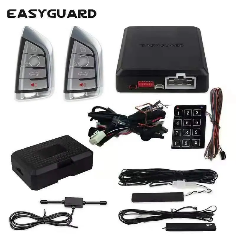 Easyguard Can Bus Plug & Play passend für BMW F26, E83, F25, E60, E61, F10, F11, F18, F07, F01, F02, F03, F04 Autostart PKE Autoalarmanlage