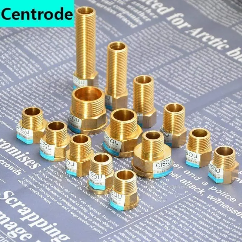 1 / 2IN Copper Tee Elbow Outer und Inner Wire Joint Double Inner Wire Direct Outer Tooth Vierwege-Gas Solar Solar Pipe Fittings