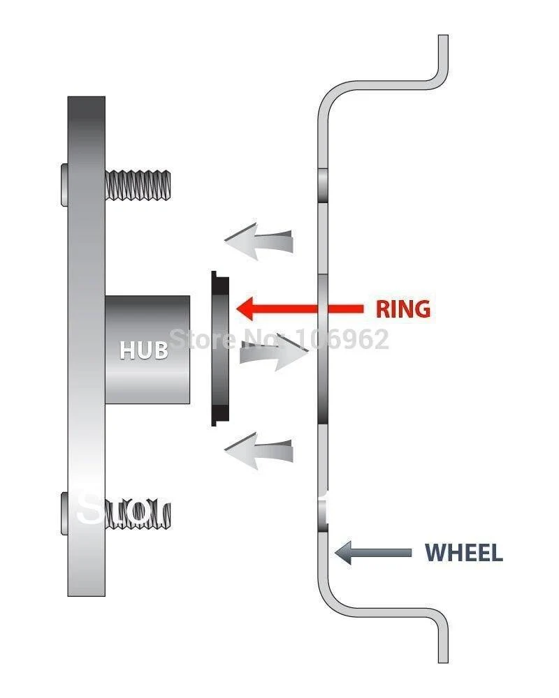 66.6-57.1mm 20 stücke Schwarz Kunststoff Rad Hub Centric Ringe für Audi VW BMW Felge Teile Auto Zubehör