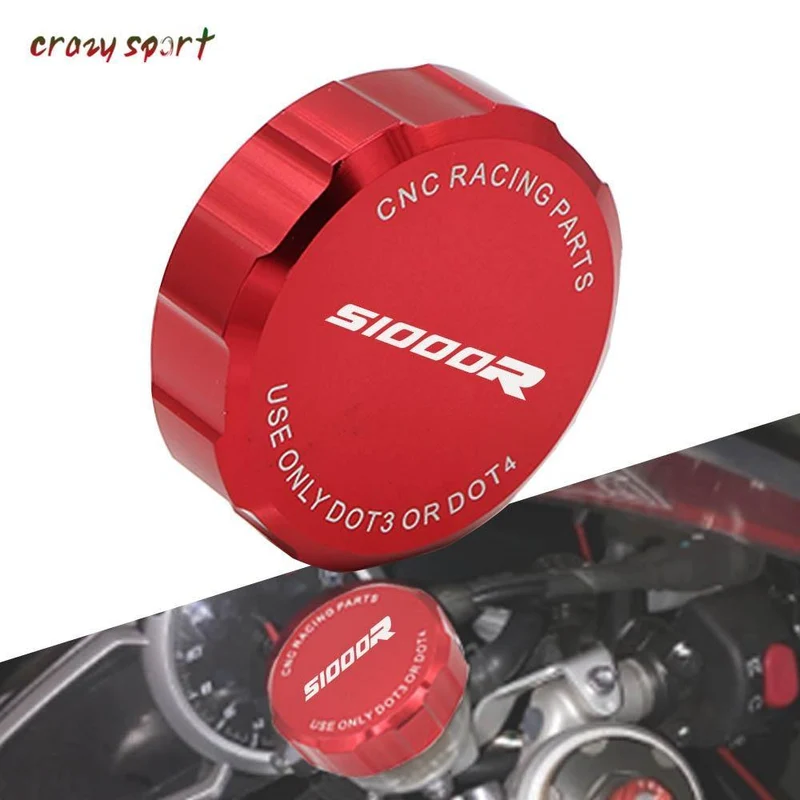 Motorradteile für BMW S1000R S1000 RS 1000R 2015-2017 2016 Deckeldeckel des Bremsflüssigkeitsbehälters XNUMX mit Logo