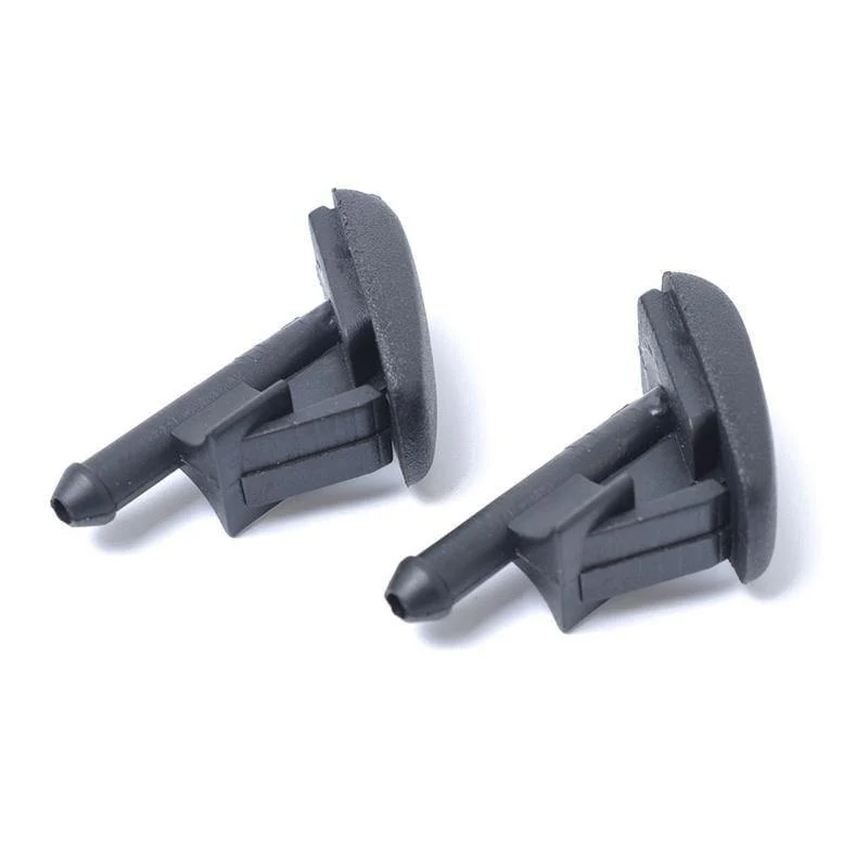2 Stück / Set Windschutzscheibe Wassersprühwischer Düsenwaschanlage Universal Car Black Düse für BMW E36 Z3 Fahrzeug Autoteile Autozubehör