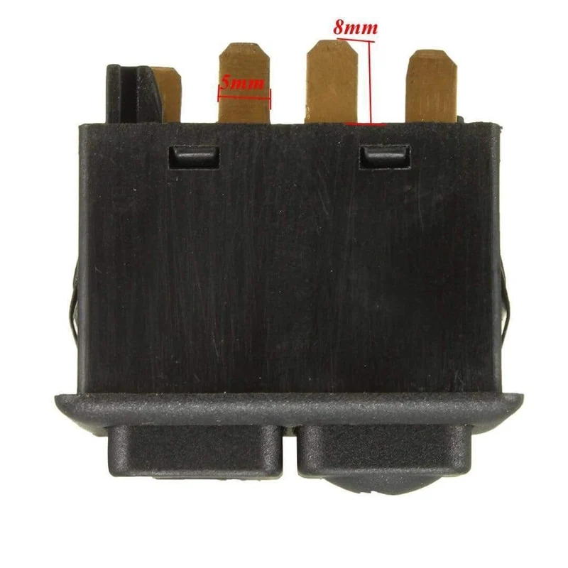 1 Stück schwarzer 5-poliger Fensterheberschalter für BMW E23 E24 E28 E30 61311381205 Auto Interior Parts
