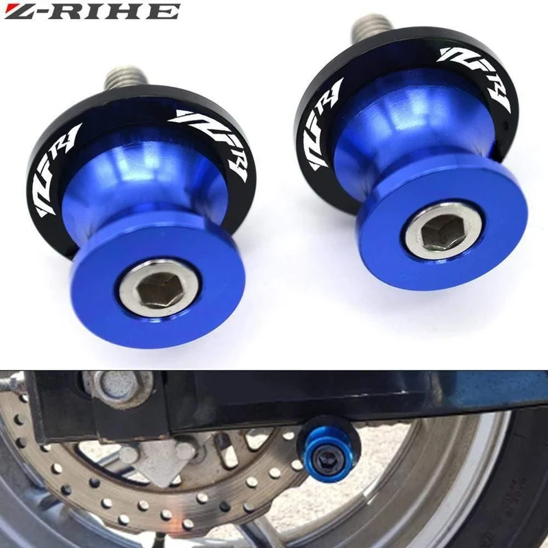 Schwingenschieber-Spulenständerschrauben für YAMAHA YZF R1 YZFR1 YZF-R1 CNC-Motorradzubehörteile Motorrad mit Logo