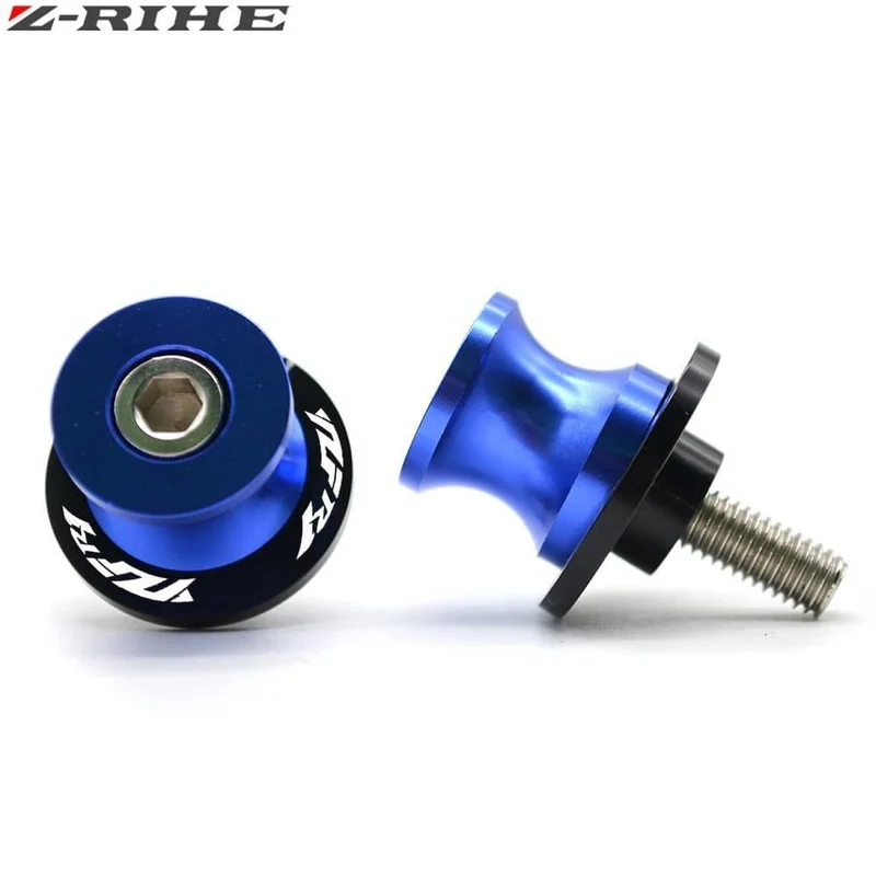 Schwingenschieber-Spulenständerschrauben für YAMAHA YZF R1 YZFR1 YZF-R1 CNC-Motorradzubehörteile Motorrad mit Logo